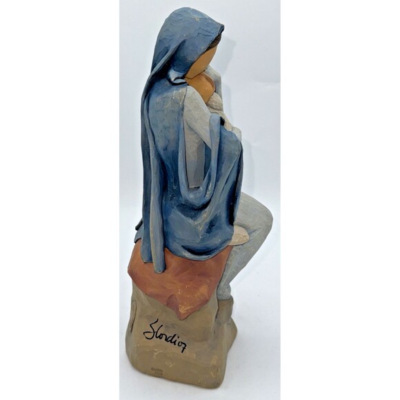 Willow Tree The Christmas Story Mary & Baby Jesus Figurine Susan Lordi Signed - Picture 7 of 16